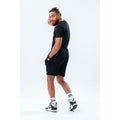 Black - Side - Hype Mens T-Shirt & Shorts Set