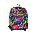 Multicoloured - Back - Hype Rainbow Paint Splatter Backpack