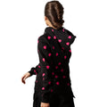 Black-Pink - Pack Shot - Hype Womens-Ladies Scatter Heart Scribble Hoodie