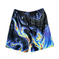 Multicoloured - Back - Hype Boys Rainbow Marble Marble Swim Shorts