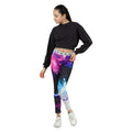 Multicoloured-Purple - Lifestyle - Hype Girls Chalk Dust Leggings