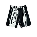 Black-White - Back - Hype Boys Paint Run Swim Shorts