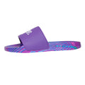 Purple - Lifestyle - Hype Baby Girls Crazy Wave Script Sliders