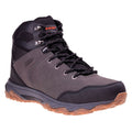 Dark Grey-Black - Front - Hi-Tec Mens Havant Waterproof Walking Shoes