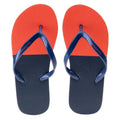 Poppy Red-Patriot Blue - Close up - Aquawave Childrens-Kids Roboor Flip Flops