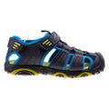 Navy-Blue-Lime - Side - Elbrus Childrens-Kids Vindis Sandals