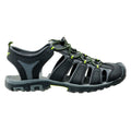 Black-Lime - Side - Hi-Tec Mens Eritio Sandals