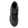 Dark Grey-Sangria - Back - Hi-Tec Womens-Ladies Ostan Waterproof Shoes