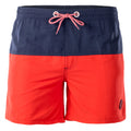 Poppy Red-Patriot Blue - Front - Aquawave Mens Drakon Swim Shorts