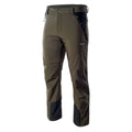 Olive Green-Black - Side - Hi-Tec Mens Astoni Softshell Hiking Trousers