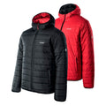 Black-Salsa - Side - Hi-Tec Mens Halden Quilted Padded Jacket