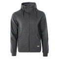 Dark Grey Melange - Front - Magnum Mens Lepus Hoodie