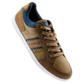 Camel - Pack Shot - Iguana Mens Owen Suede Trainers