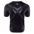 Black-Grey - Back - Hi-Tec Mens Berza Thermal Seamless T-Shirt