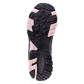 Black-Navy-Pink - Back - Hi-Tec Womens-Ladies Dolmar Walking Shoes