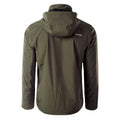 Black Olives-Black - Back - Hi-Tec Mens Orati Lightweight Windbreaker