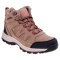 Smog-Sand-Watermelon Red - Front - Hi-Tec Womens-Ladies Lamite Waterproof Mid Cut Shoes