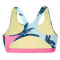 Blue-Pink-Yellow - Back - Aquawave Girls Rodani Palm Bikini Top