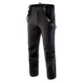 Black - Side - Hi-Tec Mens Lermo Softshell Hiking Trousers