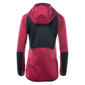 Beet Red-Anthracite - Back - Hi-Tec Womens-Ladies Camila Full Zip Hoodie