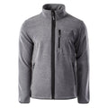 Ebony Melange - Front - Hi-Tec Mens Porto Fleece Jacket