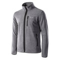 Ebony Melange - Side - Hi-Tec Mens Porto Fleece Jacket