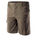 Black Olives - Side - Hi-Tec Mens Sammi Logo Cargo Shorts