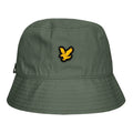 Olive - Front - Lyle & Scott Mens Logo Bucket Hat