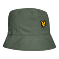 Olive - Side - Lyle & Scott Mens Logo Bucket Hat