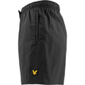 Jet Black - Side - Lyle & Scott Mens Sports Swim Shorts