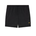 Jet Black - Front - Lyle & Scott Mens Sports Swim Shorts