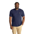 Navy - Side - Lyle & Scott Mens Plain Plus Polo Shirt