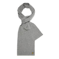 Mid Grey Marl - Front - Lyle & Scott Racked Ribbed Scarf