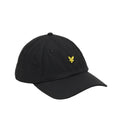 Jet Black - Front - Lyle & Scott Mens Logo Baseball Cap