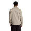 Heritage Taupe - Back - Lyle & Scott Mens Bedford Cord Overshirt