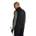 Jet Black - Back - Lyle & Scott Mens Wadded Golf Gilet