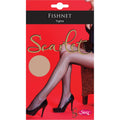 Natural - Front - Silky Womens-Ladies Scarlet Fishnet Tights (1 Pair)