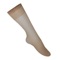 Nude - Front - Silky Womens-Ladies Glossy Knee Highs (2 Pairs)