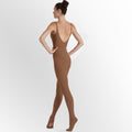 Mocha Brown - Back - Silky Dance Girls Convertible Toe Dance Tights