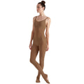 Mocha Brown - Front - Silky Dance Girls Convertible Toe Dance Tights