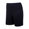 Black - Front - Silky Girls Plain Active Shorts