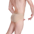 Nude - Back - Silky Dance Mens Full Seat Dance Briefs