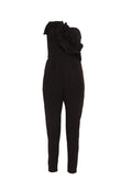 Black - Front - Girls On Film Womens-Ladies Halcyon Frill Bandeau Jumpsuit