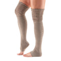 Grey - Back - Toesox Womens-Ladies Sasha Leg Warmers