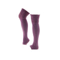 Purple - Front - Toesox Womens-Ladies Sasha Leg Warmers