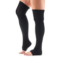 Black - Back - Toesox Womens-Ladies Sasha Leg Warmers