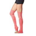 Coral Sunset - Back - Toesox Womens-Ladies Sasha Leg Warmers