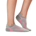 Grey-Pink - Front - Tavi Noir Womens-Ladies Parker Metro Sports Socks