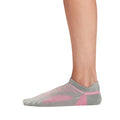 Grey-Pink - Back - Tavi Noir Womens-Ladies Parker Metro Sports Socks