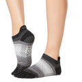 Black-White-Grey - Side - Toesox Womens-Ladies Static Toe Socks